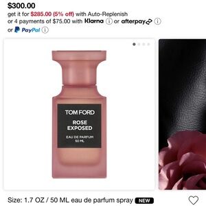 Tom Ford Rose Exposed Perfume 50mL